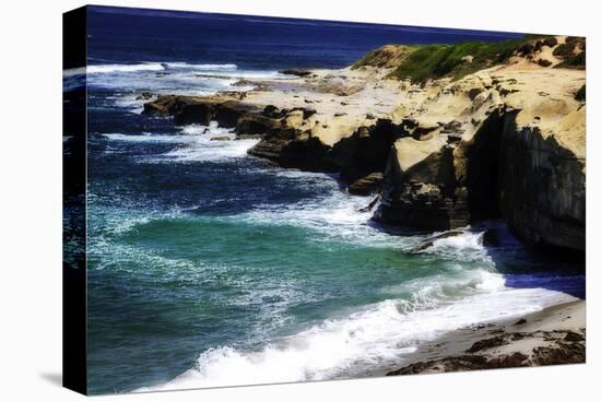 La Jolla Beach IV-Alan Hausenflock-Stretched Canvas