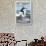 La Jolla, California - Surfer with Inset-Lantern Press-Framed Art Print displayed on a wall