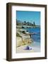 La Jolla Cove Beach at San Diego.-Songquan Deng-Framed Photographic Print