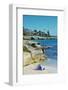 La Jolla Cove Beach at San Diego.-Songquan Deng-Framed Photographic Print