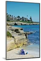 La Jolla Cove Beach at San Diego.-Songquan Deng-Mounted Photographic Print