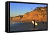 La Jolla Shores Beach, La Jolla, San Diego, California, United States of America, North America-Richard Cummins-Framed Stretched Canvas