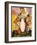 La joueuse de luth-Auguste Macke-Framed Giclee Print