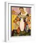 La joueuse de luth-Auguste Macke-Framed Giclee Print