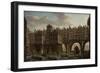 La joute des mariniers entre le pont Notre-Dame et le pont au Change-Nicolas Jean Baptiste Raguenet-Framed Giclee Print