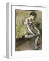 La Jupe Verte, C.1896-Edgar Degas-Framed Giclee Print