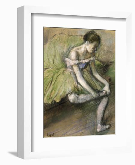 La Jupe Verte, C.1896-Edgar Degas-Framed Giclee Print