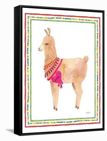 La La Llama IV-Jenaya Jackson-Framed Stretched Canvas