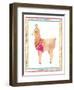 La La Llama IV-Jenaya Jackson-Framed Art Print