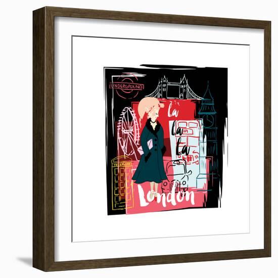 La La London-Esther Bley-Framed Art Print