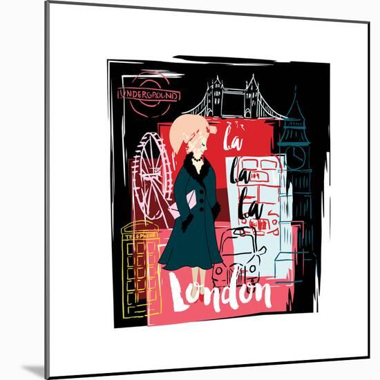 La La London-Esther Bley-Mounted Art Print