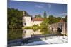 La Laignes River Flowing Through the Village of Les Riceys-Julian Elliott-Mounted Photographic Print