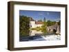 La Laignes River Flowing Through the Village of Les Riceys-Julian Elliott-Framed Photographic Print