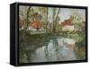 La Laita a Quimperle-Fritz Thaulow-Framed Stretched Canvas