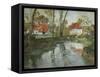 La Laita a Quimperle-Fritz Thaulow-Framed Stretched Canvas