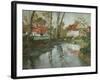 La Laita a Quimperle-Fritz Thaulow-Framed Giclee Print