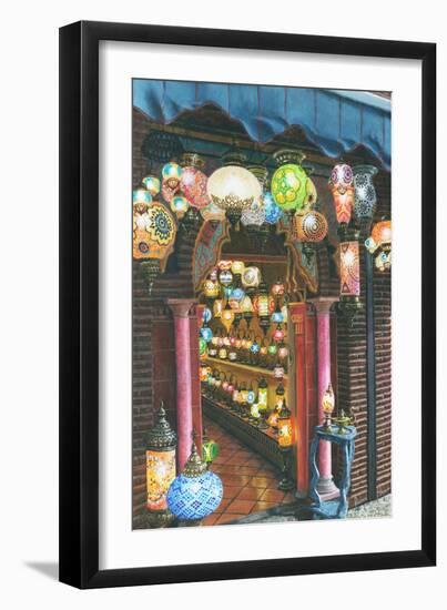 La Lampareria Albacin Granada-Richard Harpum-Framed Art Print