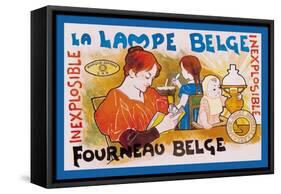 La Lampe Belge-null-Framed Stretched Canvas