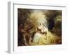 La Lecon de Chant-Charles Emile Wattier-Framed Giclee Print