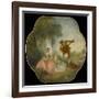 La Leçon de musique-Nicolas Lancret-Framed Giclee Print