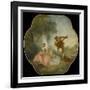 La Leçon de musique-Nicolas Lancret-Framed Giclee Print