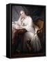 La Lecture (Oil on Canvas)-Charles-francois Hutin-Framed Stretched Canvas