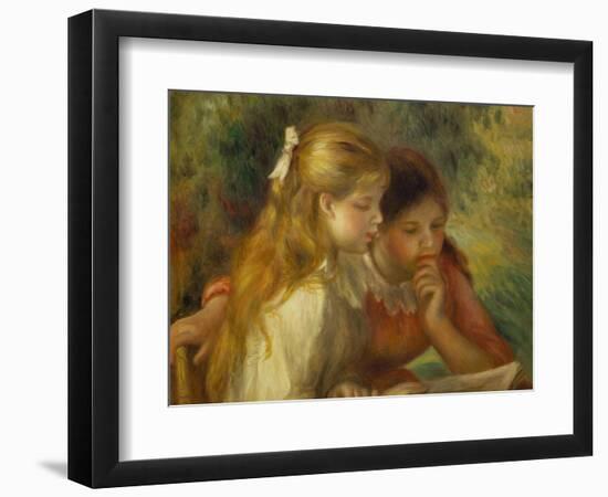 La lecture (The reading) Oil on canvas, 1890-1895 55 x 65.5 cm R.F.1961-70 .-Pierre-Auguste Renoir-Framed Giclee Print