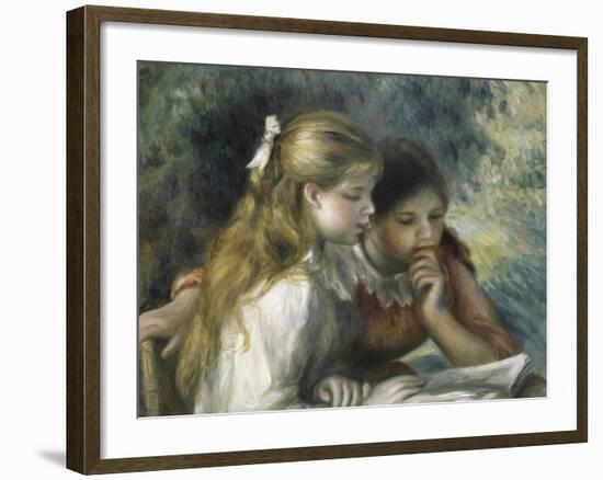 La Lecture-Pierre-Auguste Renoir-Framed Giclee Print