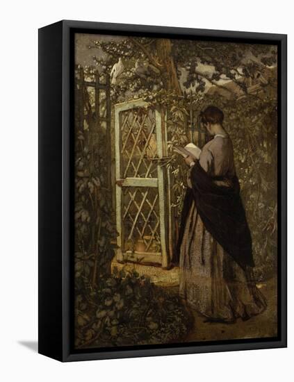 La lecture-Thomas Couture-Framed Stretched Canvas