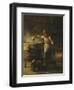 La Lessiveuse-Jean-François Millet-Framed Premium Giclee Print