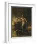 La Lessiveuse-Jean-François Millet-Framed Premium Giclee Print