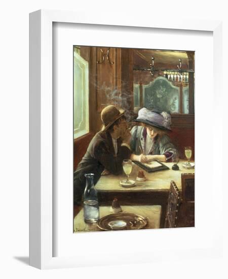 La Lettre, 1908-Jean Béraud-Framed Giclee Print