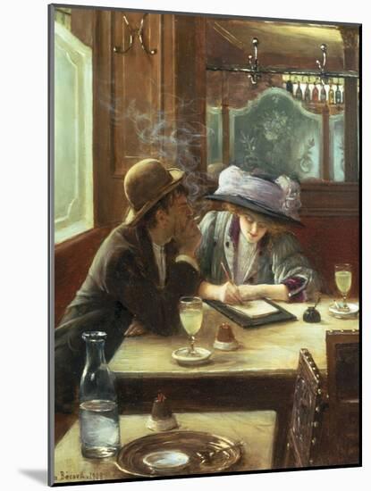 La Lettre, 1908-Jean Béraud-Mounted Giclee Print