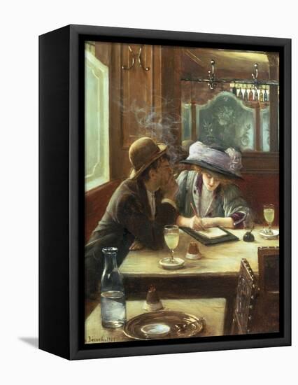 La Lettre, 1908-Jean Béraud-Framed Stretched Canvas