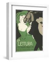 La Lettura Cover-Marchello Dudovich-Framed Giclee Print