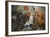 La Liberte Guidant Le Peuple (Liberty Guiding the People) (Colour Litho)-Ferdinand Victor Eugene Delacroix-Framed Giclee Print