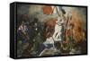 La Liberte Guidant Le Peuple (Liberty Guiding the People) (Colour Litho)-Ferdinand Victor Eugene Delacroix-Framed Stretched Canvas