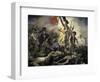 La Liberte Guidant Le Peuple-Eugene Delacroix-Framed Giclee Print