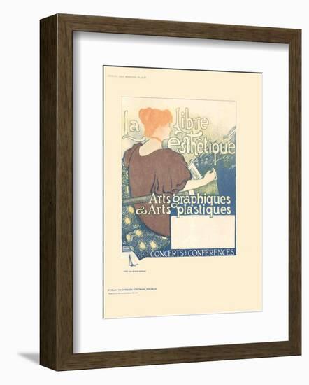 La Libre Esthetique-Théo van Rysselberghe-Framed Collectable Print