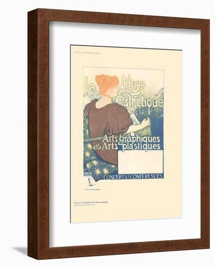 La Libre Esthetique-Théo van Rysselberghe-Framed Collectable Print