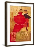 La Libre Esthetique-Theodore Van Rysslebergh-Framed Art Print