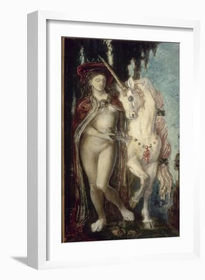 La Licorne-Gustave Moreau-Framed Giclee Print