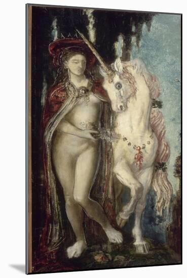 La Licorne-Gustave Moreau-Mounted Giclee Print