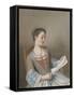 La Liseuse Marianne Lavergne-Jean-Etienne Liotard-Framed Stretched Canvas