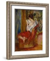 La liseuse-reading woman, around 1900. Oil on canvas, 56 x 46 cm.-Pierre-Auguste Renoir-Framed Giclee Print