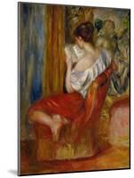 La liseuse-reading woman, around 1900. Oil on canvas, 56 x 46 cm.-Pierre-Auguste Renoir-Mounted Giclee Print