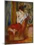 La liseuse-reading woman, around 1900. Oil on canvas, 56 x 46 cm.-Pierre-Auguste Renoir-Mounted Giclee Print