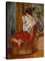 La liseuse-reading woman, around 1900. Oil on canvas, 56 x 46 cm.-Pierre-Auguste Renoir-Stretched Canvas