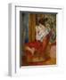 La liseuse-reading woman, around 1900. Oil on canvas, 56 x 46 cm.-Pierre-Auguste Renoir-Framed Premium Giclee Print