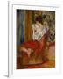 La liseuse-reading woman, around 1900. Oil on canvas, 56 x 46 cm.-Pierre-Auguste Renoir-Framed Giclee Print